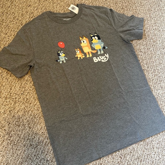 Old Navy Tops - ✅3/$24 Bluey Keepy Uppy T-Shirt Kids XXL Women’s M